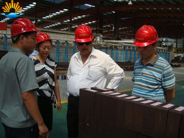 Venezuela customer AZS fused bricks used in float glass furn Venezuela customer AZS fused bricks used in float glass furn