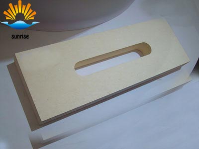 Lightweight corundum brick production process and features