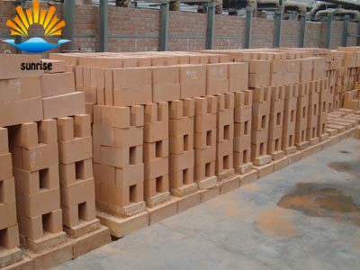 Refractory brick stacking technology